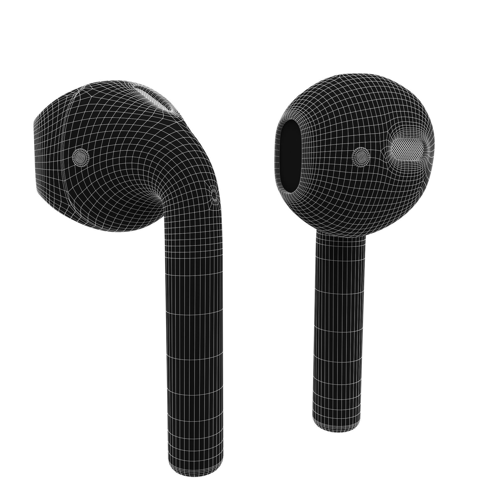 Apple Airpods 3D model_8