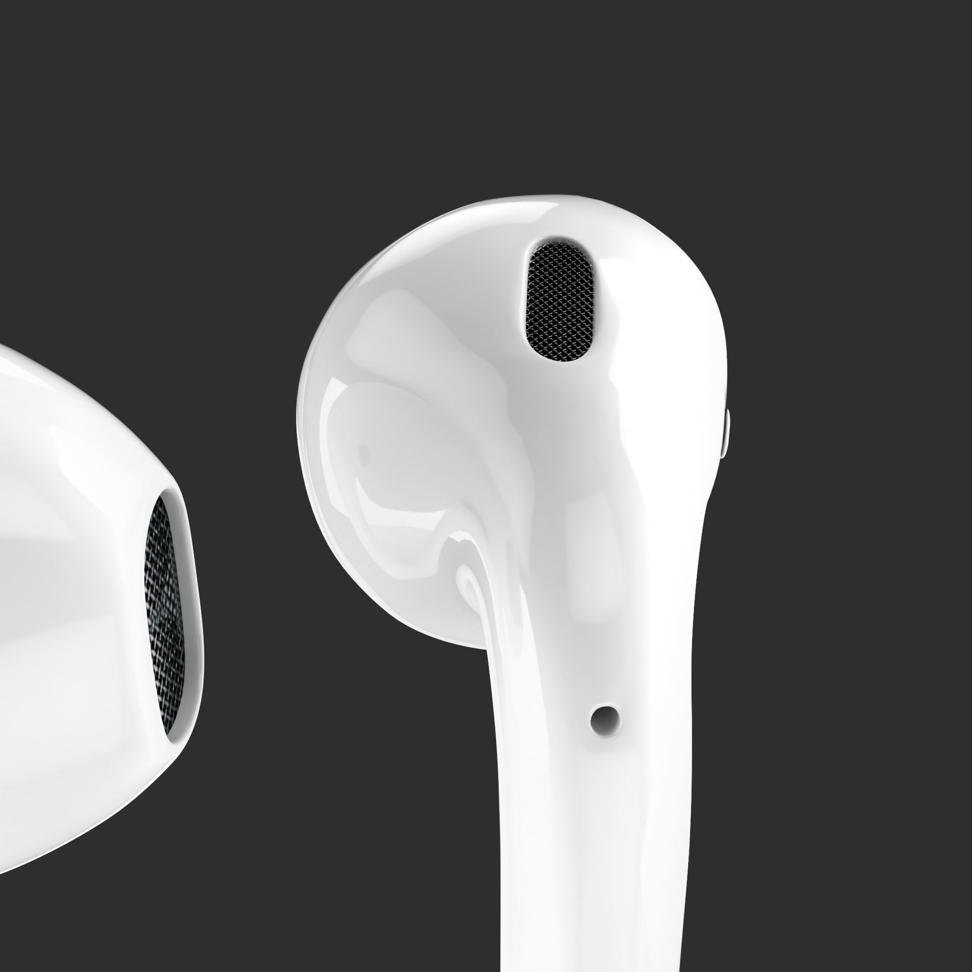 Apple Airpods 3D model_4