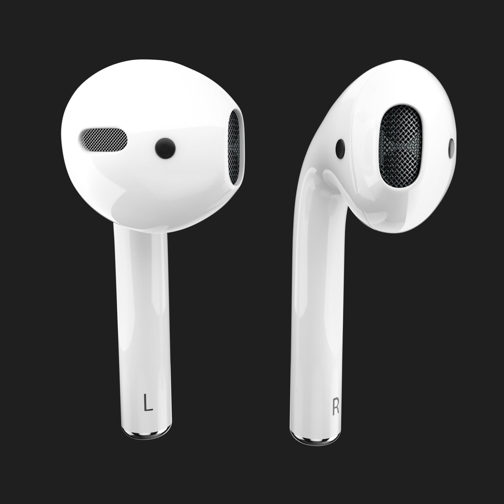 Apple Airpods 3D model_3