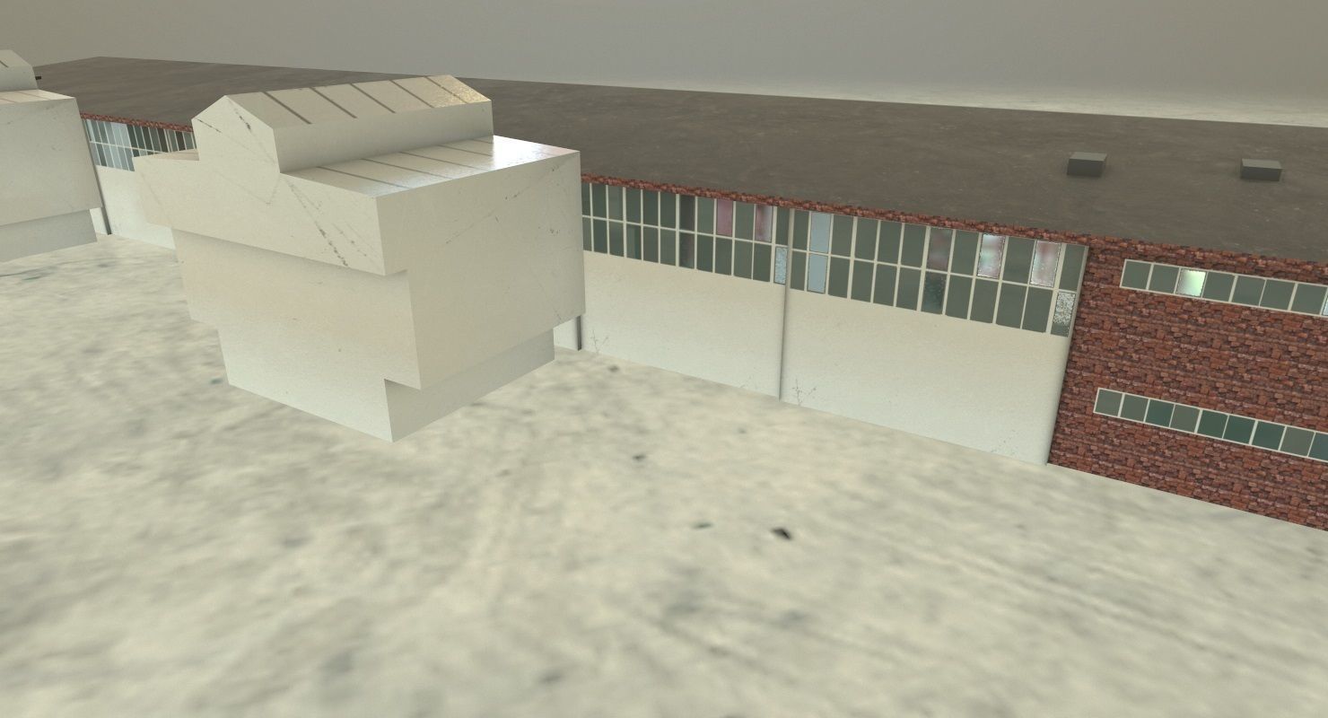 EDDB Hangar 7 Low-poly 3D model_3