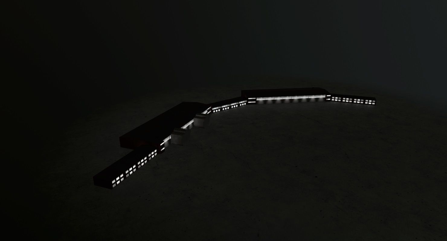 EDDB Hangar 7 Low-poly 3D model_7