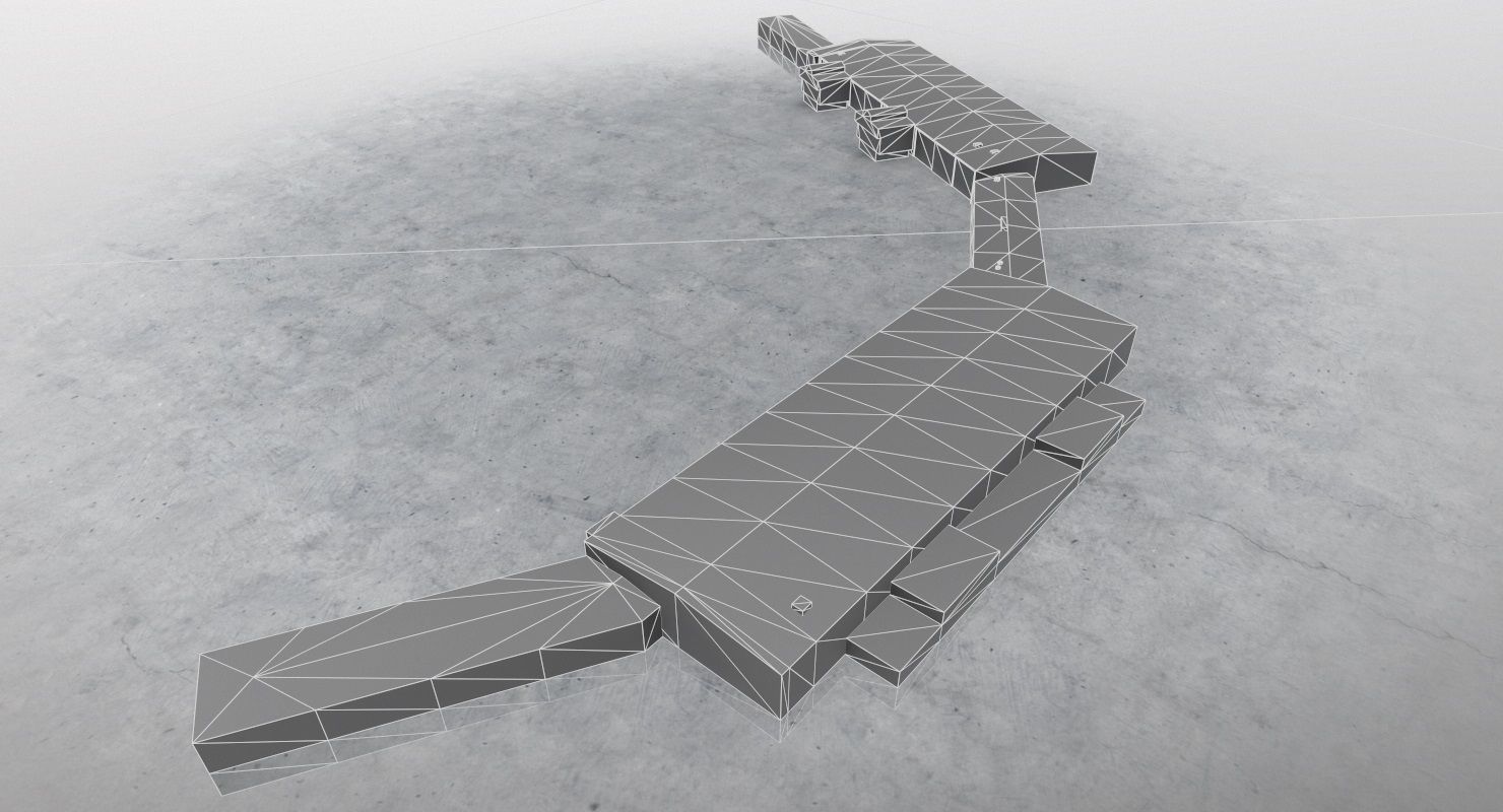 EDDB Hangar 7 Low-poly 3D model_11