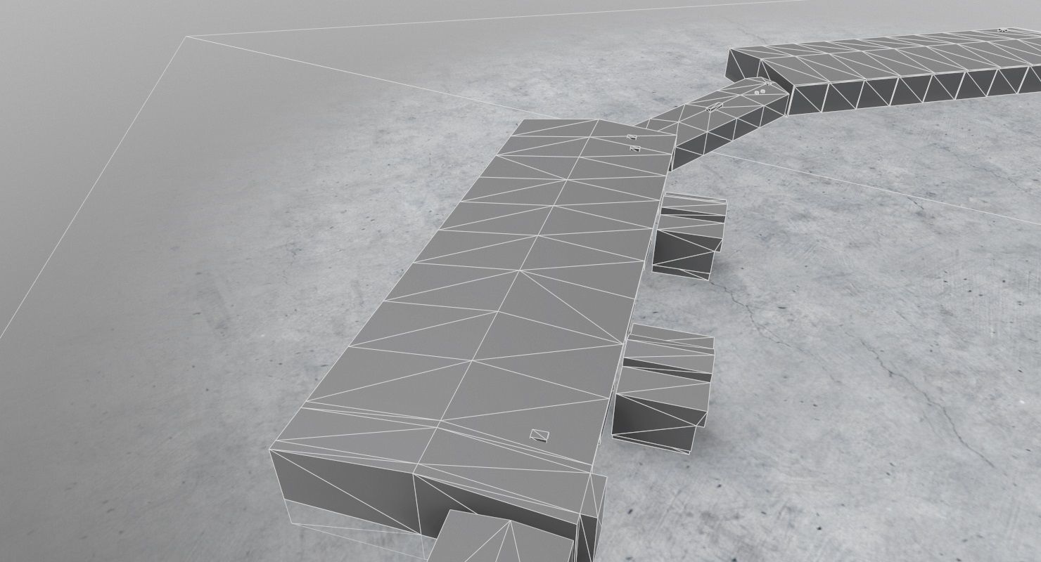 EDDB Hangar 7 Low-poly 3D model_8