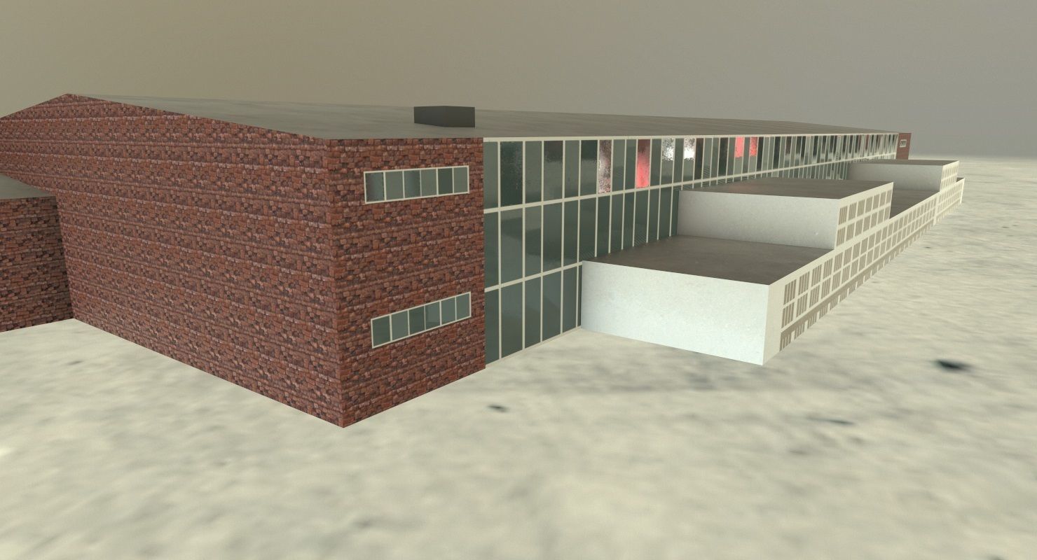 EDDB Hangar 7 Low-poly 3D model_4