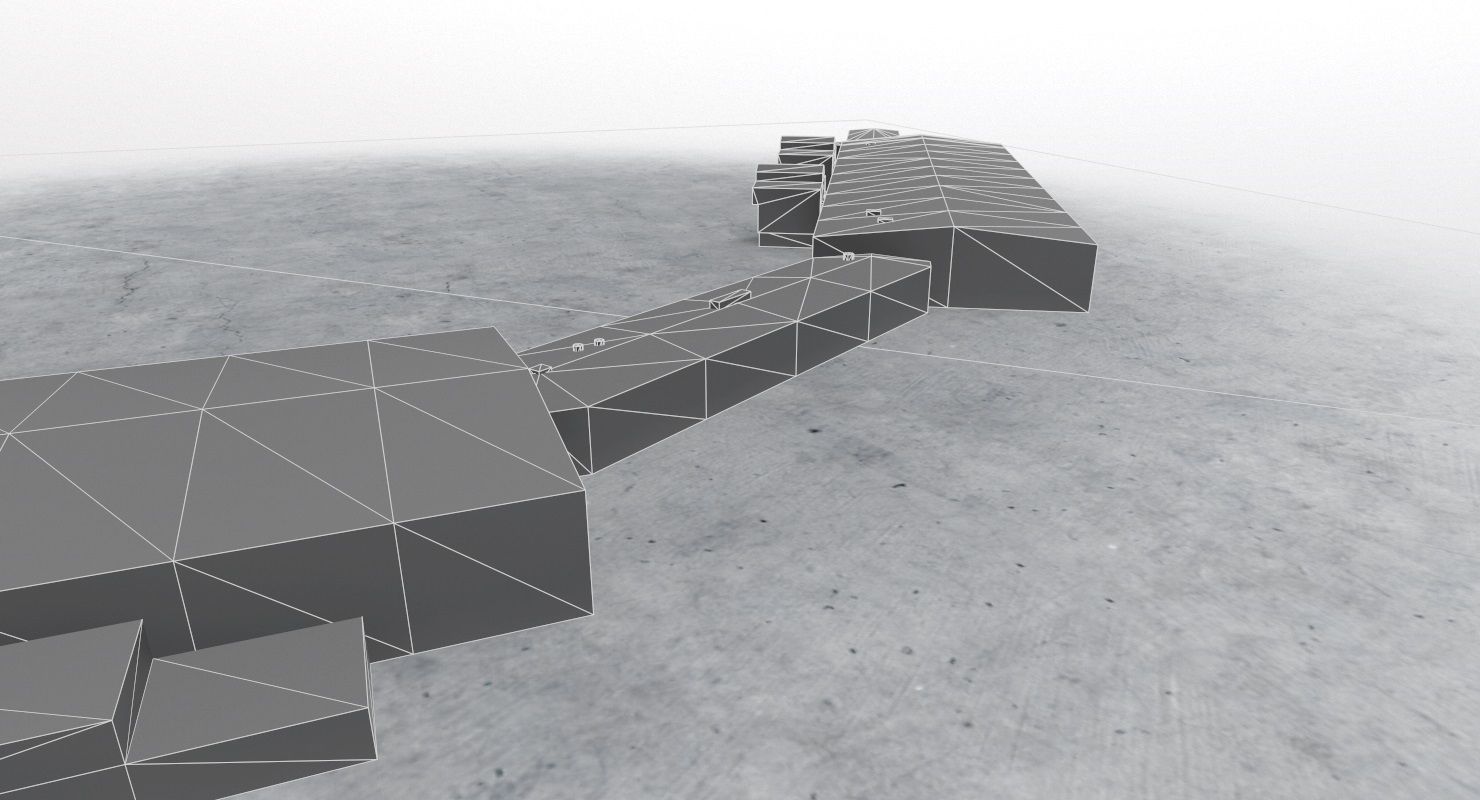 EDDB Hangar 7 Low-poly 3D model_10