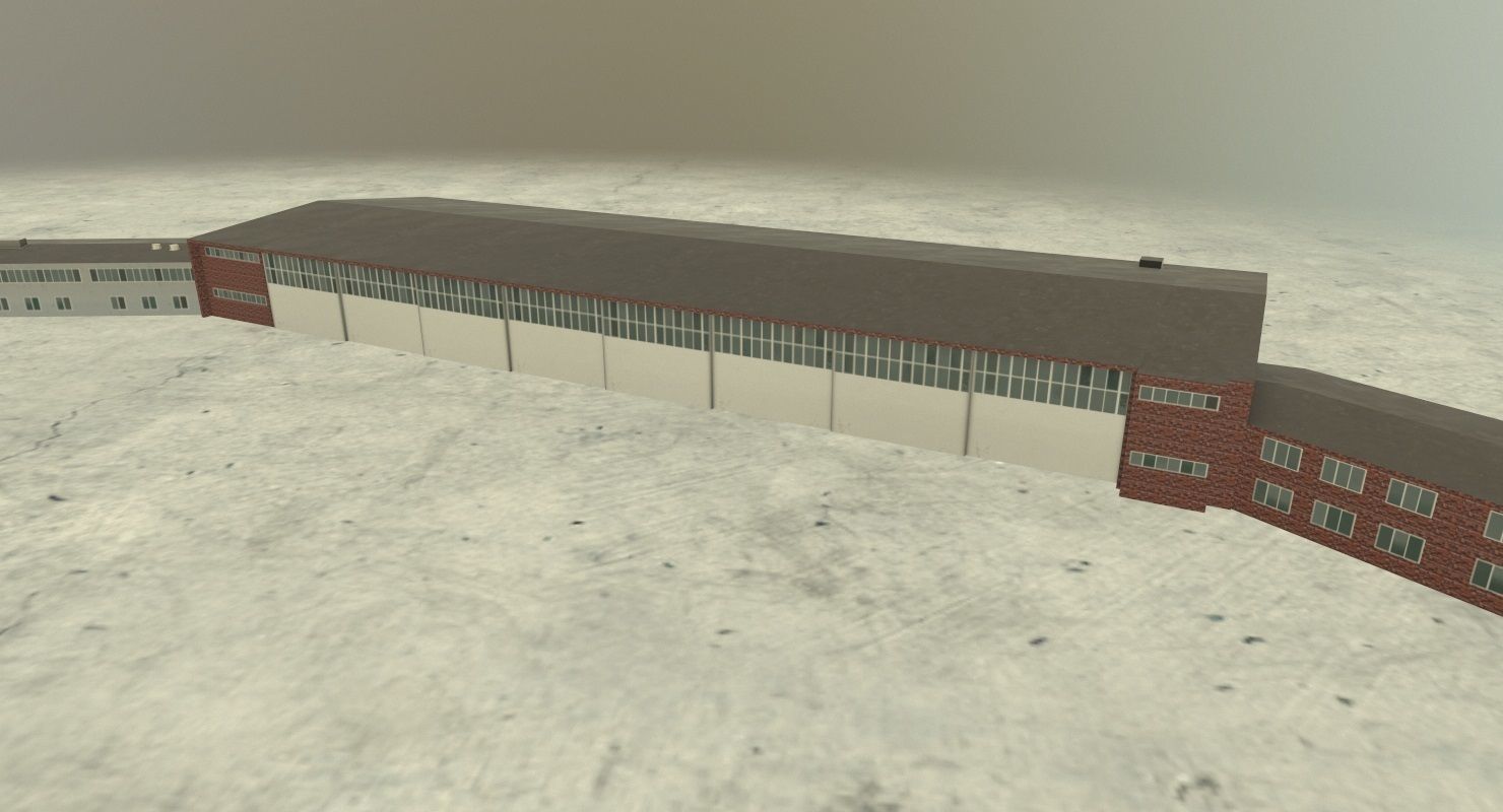 EDDB Hangar 7 Low-poly 3D model_2
