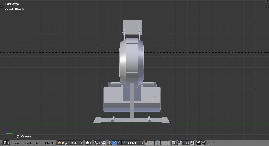 Rowing Machine - Indoor Rower - Gym Equipment Low-poly 3D model_25