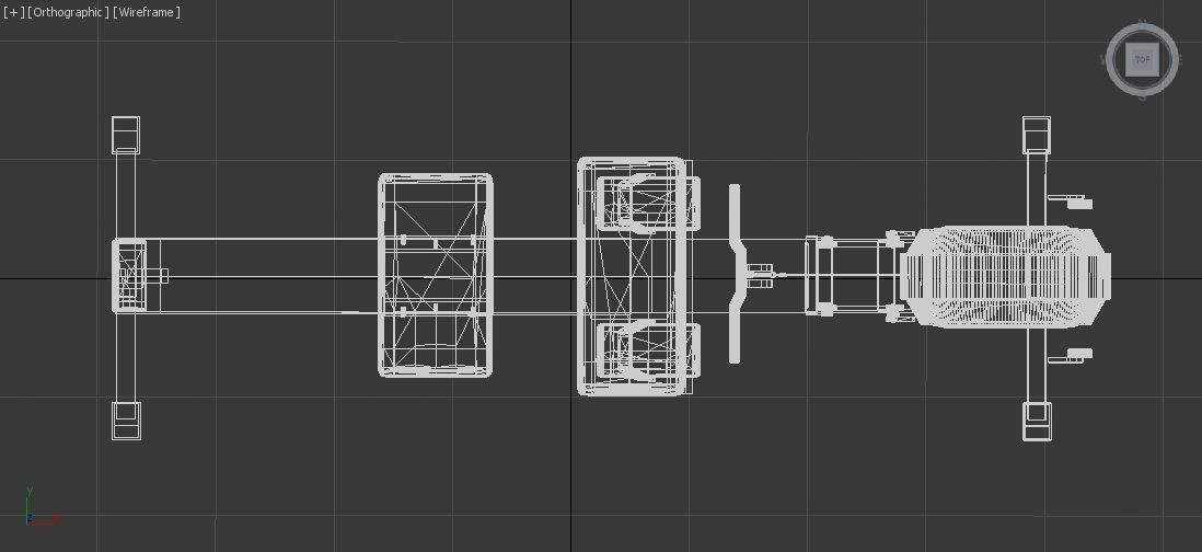 Rowing Machine - Indoor Rower - Gym Equipment Low-poly 3D model_29