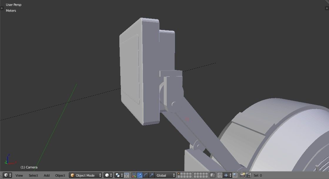 Rowing Machine - Indoor Rower - Gym Equipment Low-poly 3D model_21