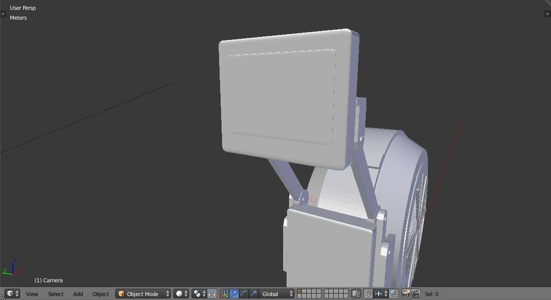 Rowing Machine - Indoor Rower - Gym Equipment Low-poly 3D model_19