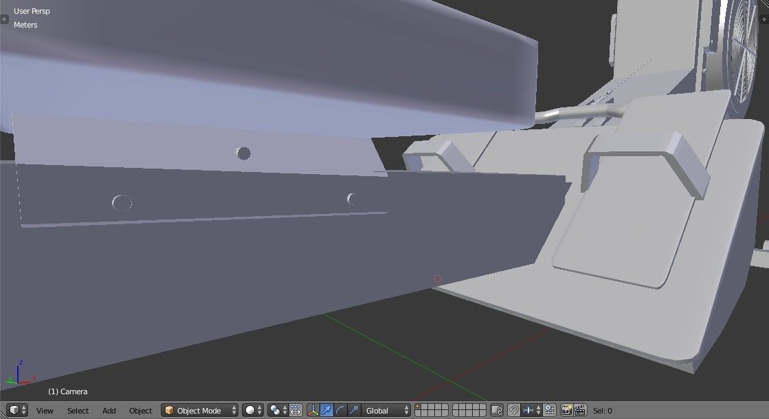 Rowing Machine - Indoor Rower - Gym Equipment Low-poly 3D model_22