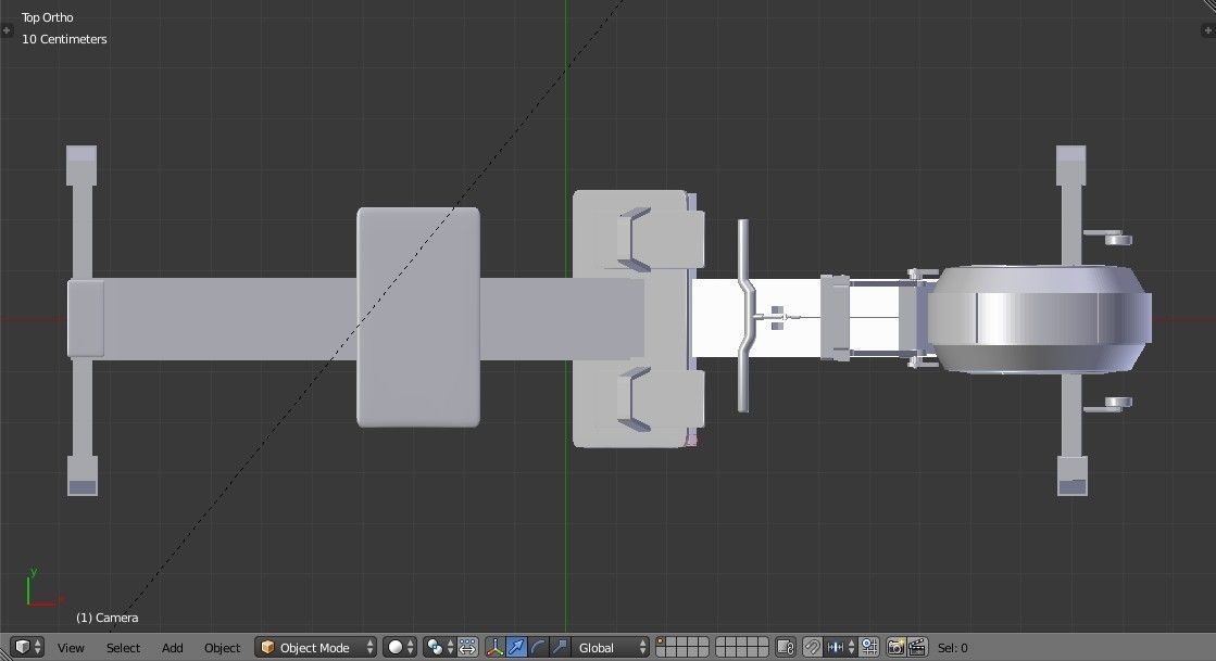 Rowing Machine - Indoor Rower - Gym Equipment Low-poly 3D model_16