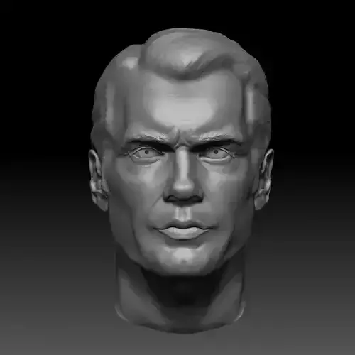 Henry Cavill - 3D Model Head