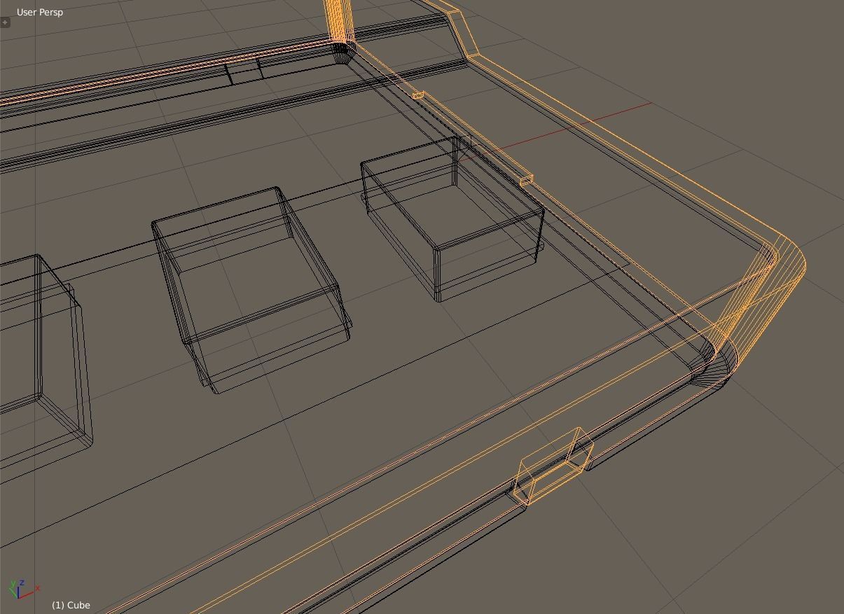 Electron Echo Mini Piano 3D model_2