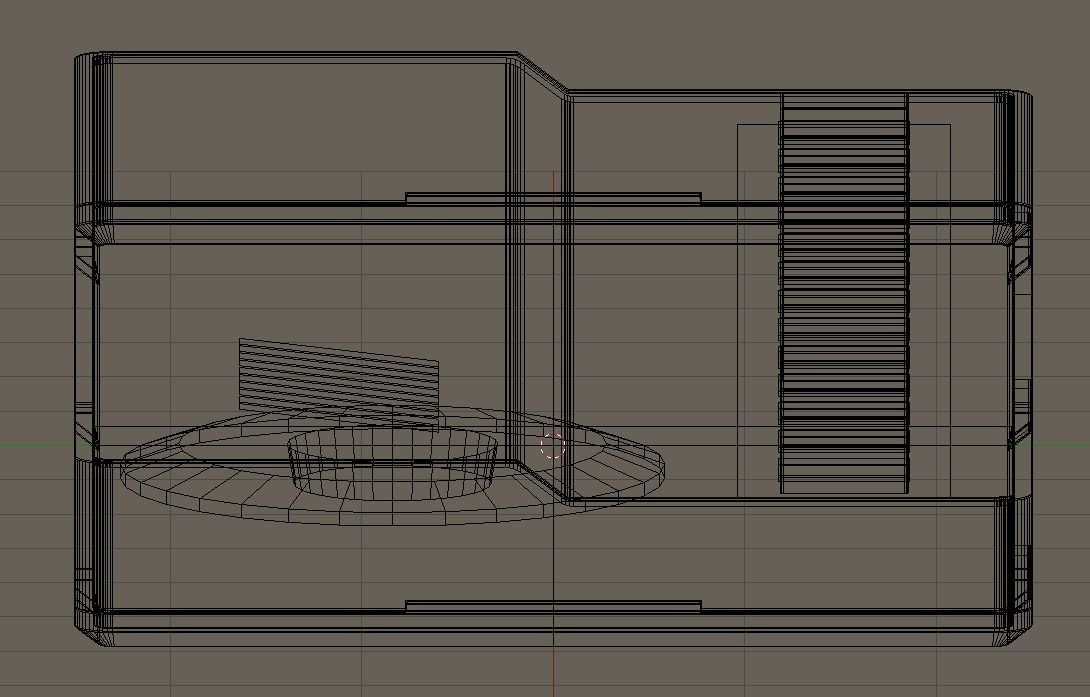 Electron Echo Mini Piano 3D model_1