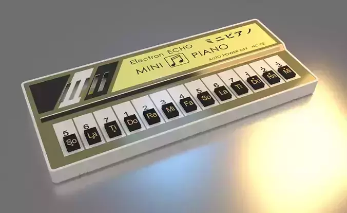 Electron Echo Mini Piano 3D model