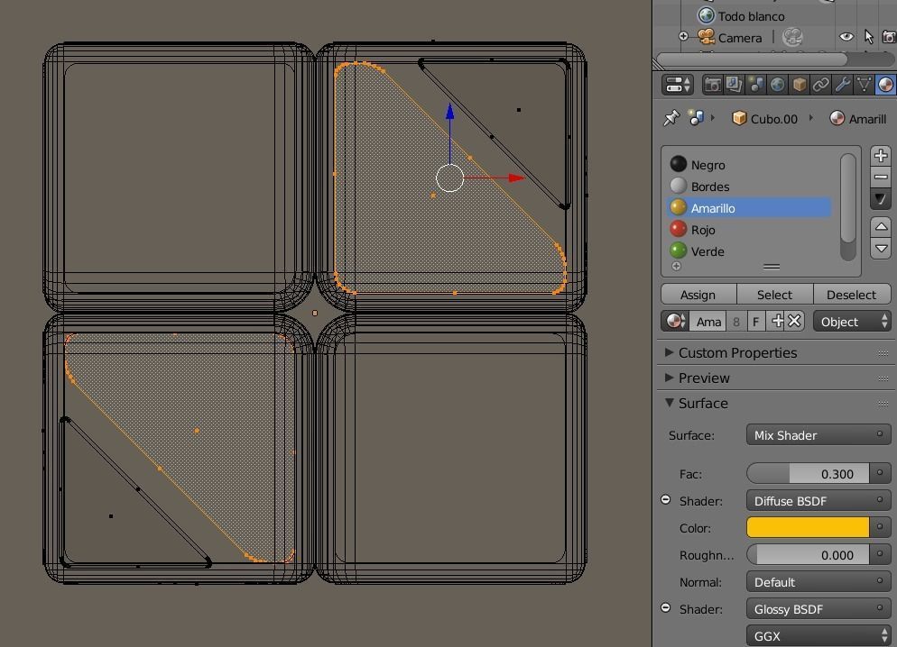 are cube 2x2 puzzle corners 3D model_8