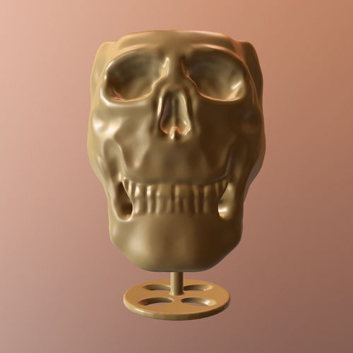 Scull-goblet 3d print 3D print model