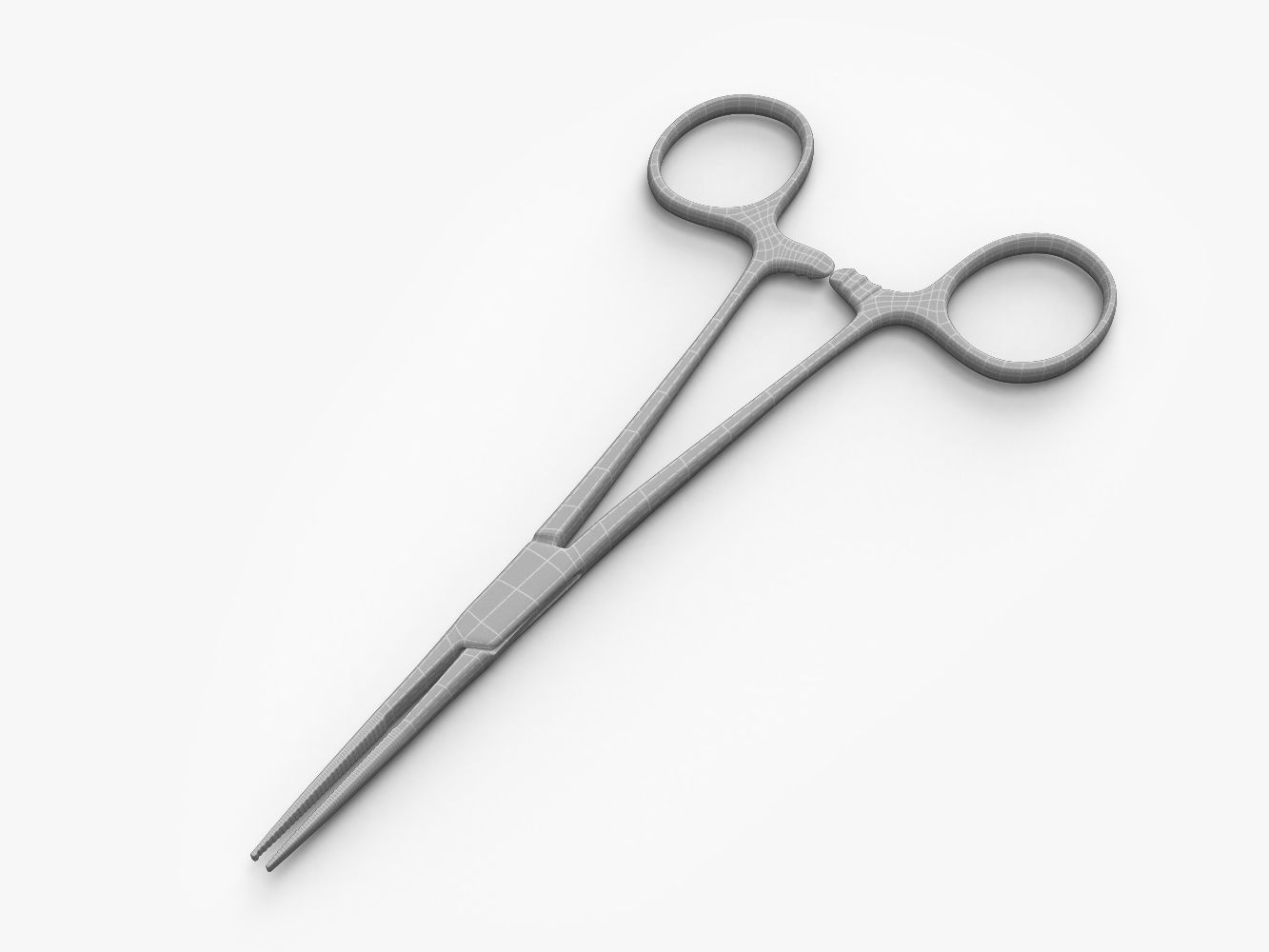 Kelly Forceps 3D model_7