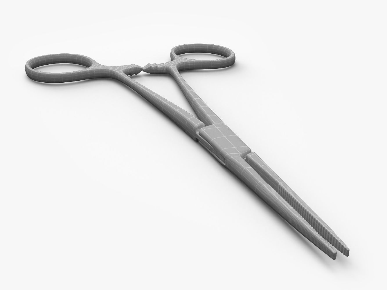 Kelly Forceps 3D model_9