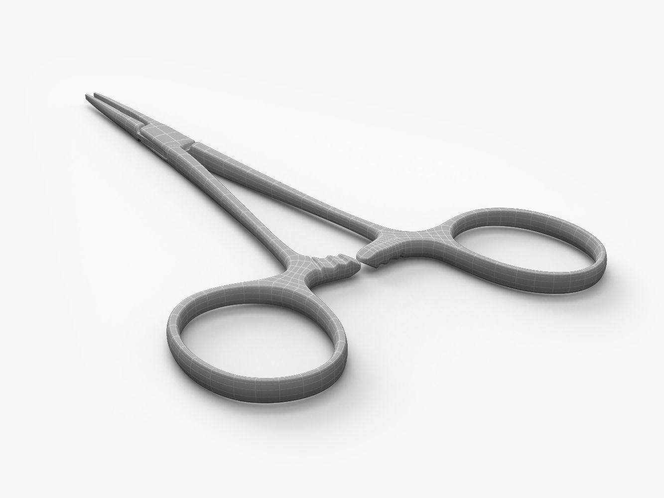 Kelly Forceps 3D model_8