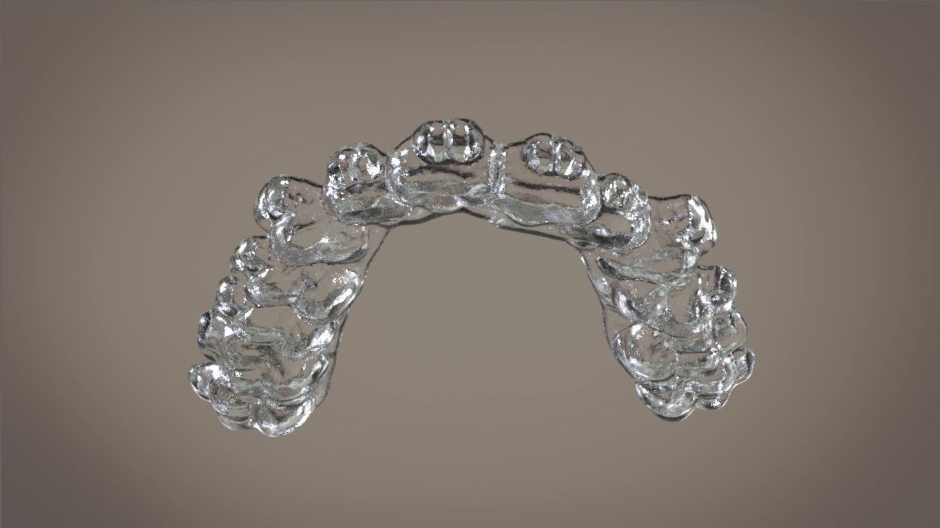 Digital Orthodontic Indirect Bonding Tray 3D print model_2