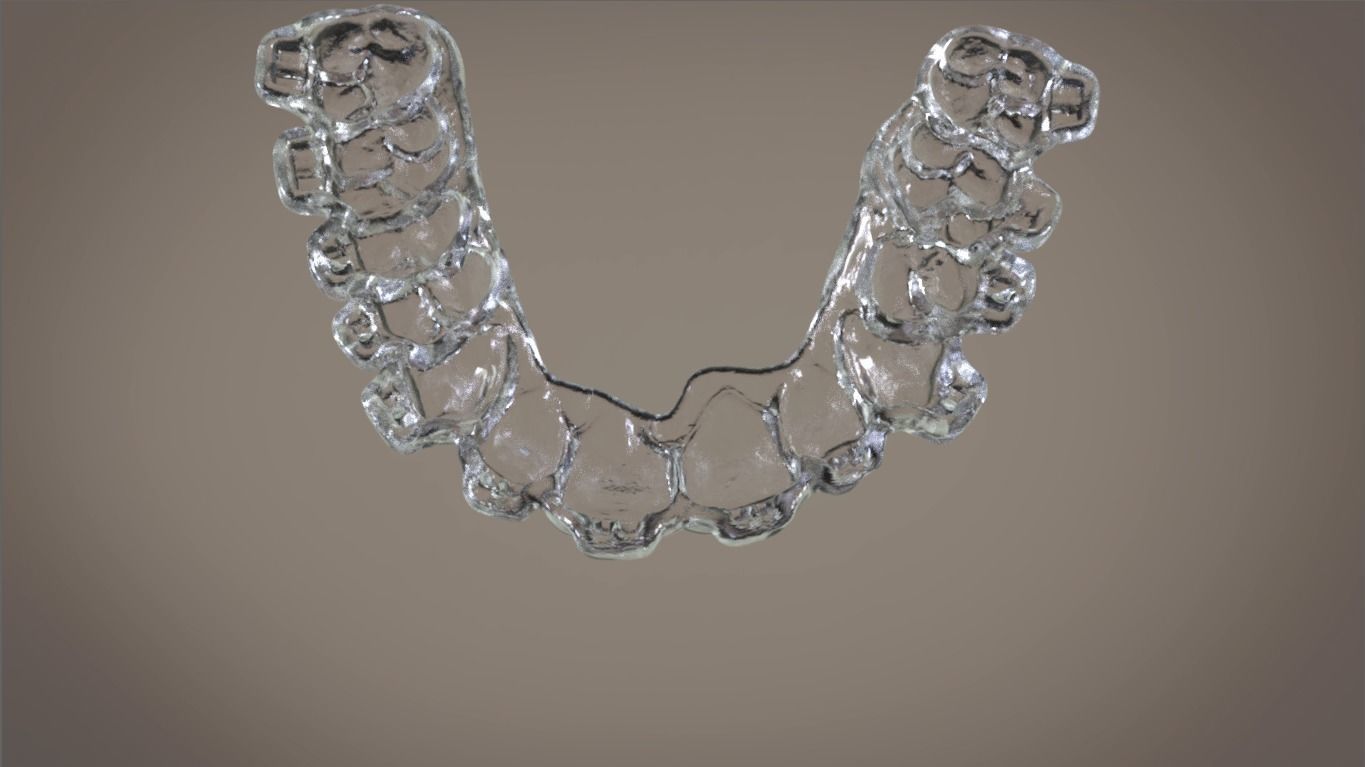 Digital Orthodontic Indirect Bonding Tray 3D print model_3