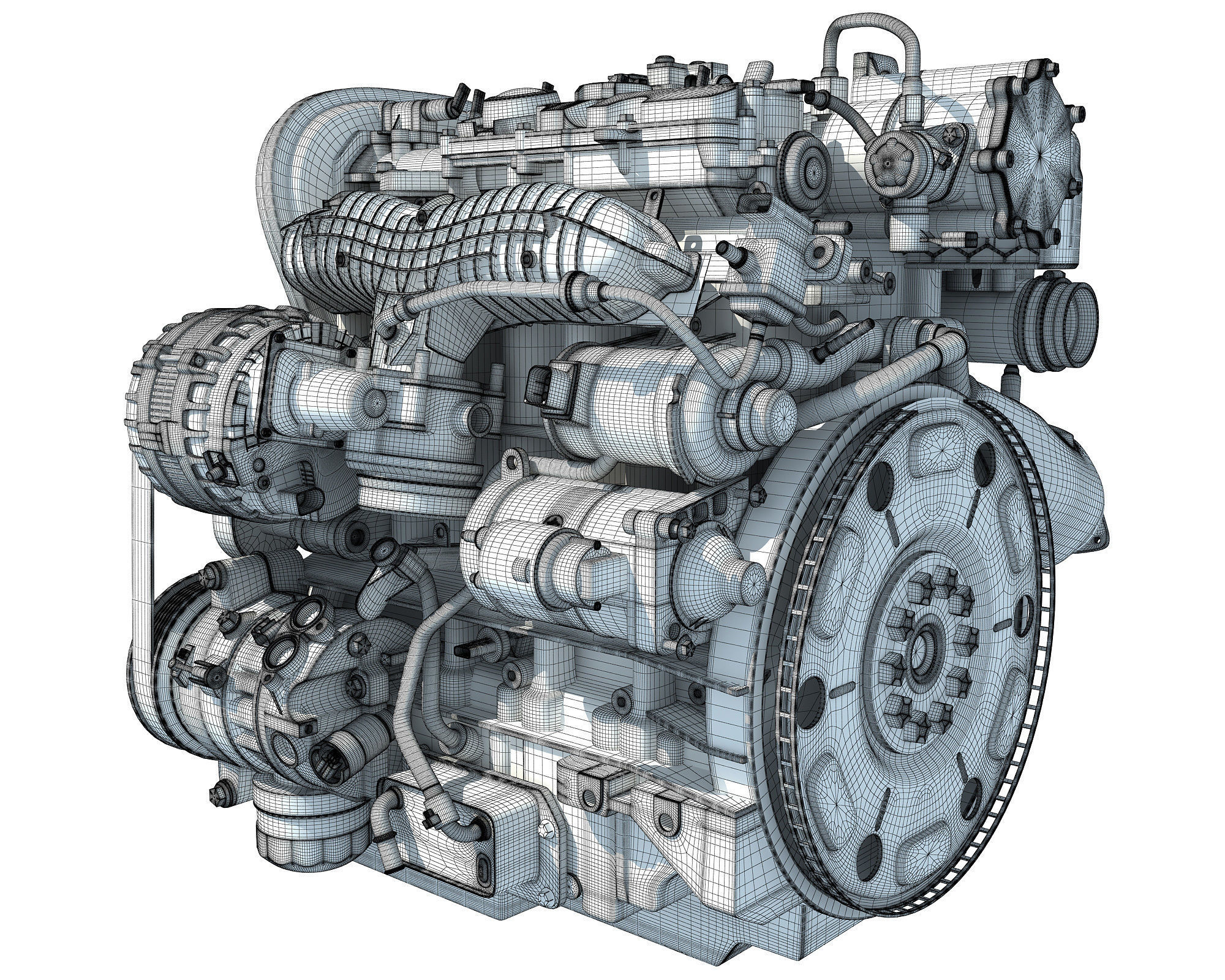 Car Engine - 3D Models 3D model_17
