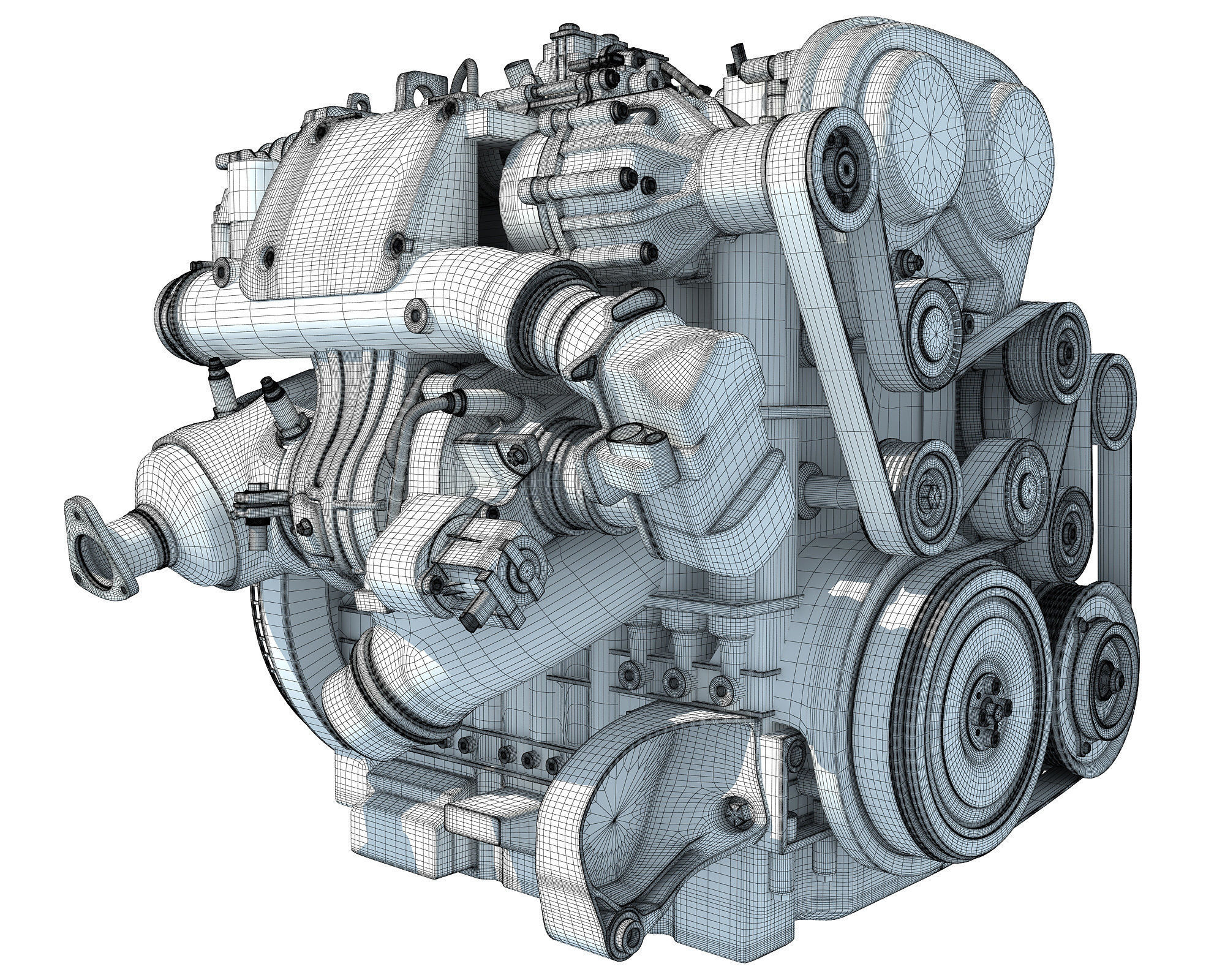 Car Engine - 3D Models 3D model_16