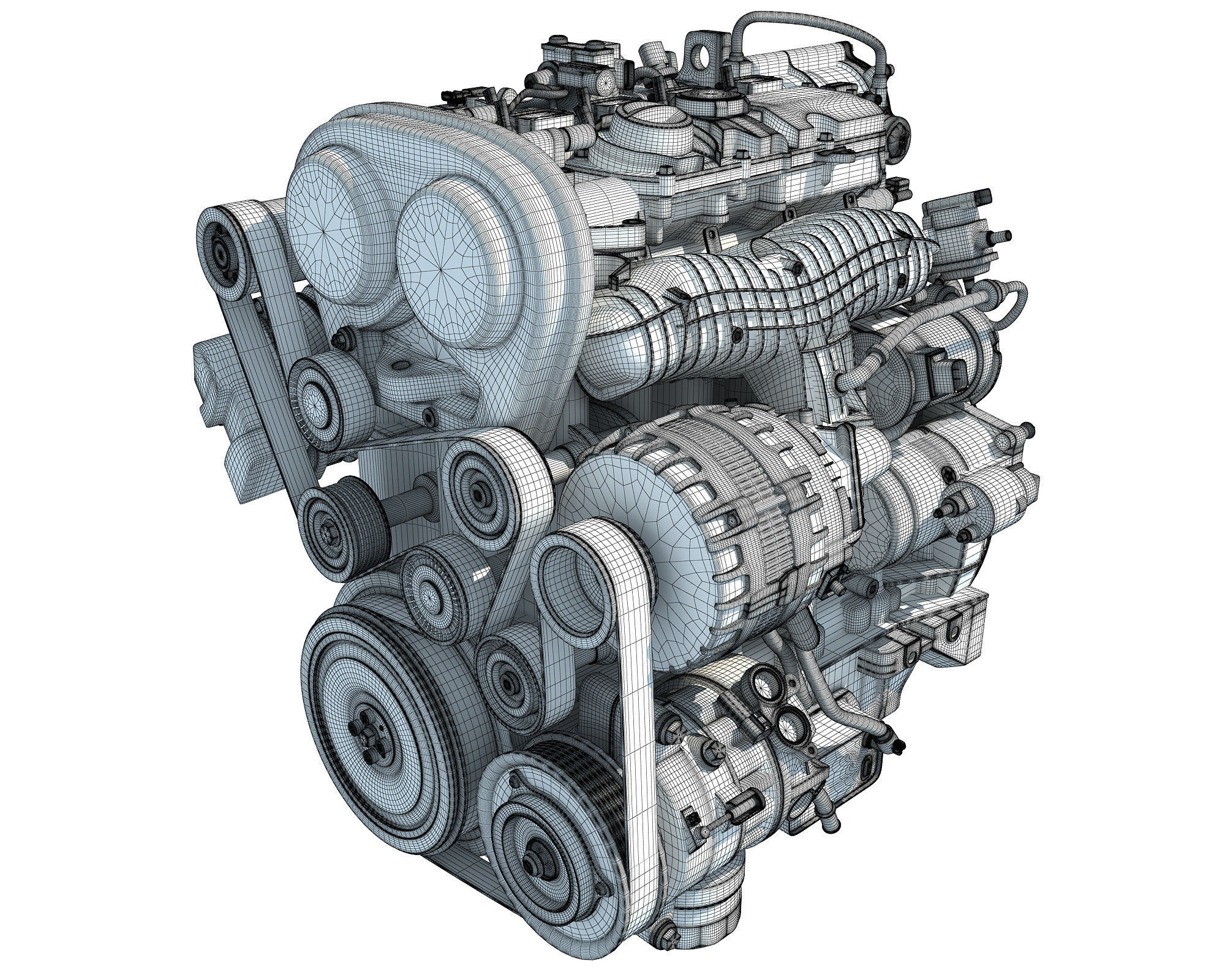 Car Engine - 3D Models 3D model_14