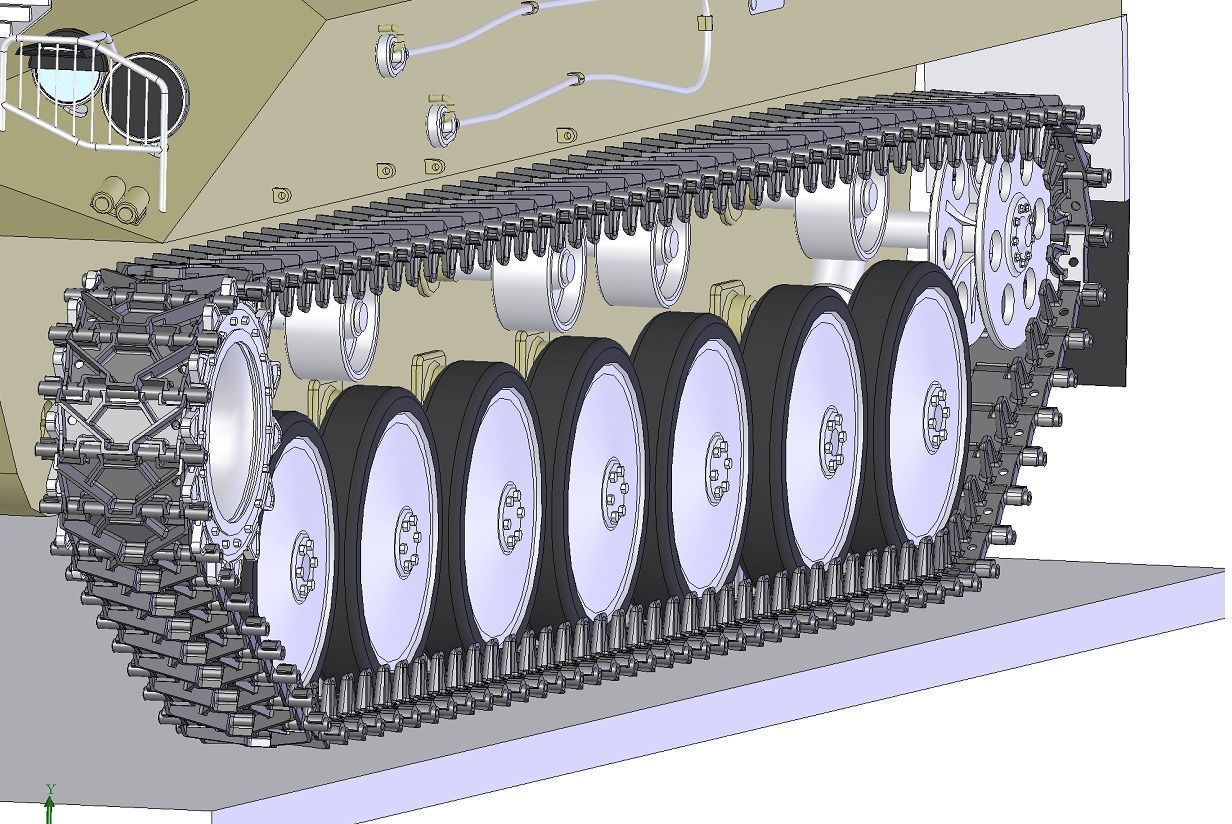 Infantry fighting vehicle 3D model_17