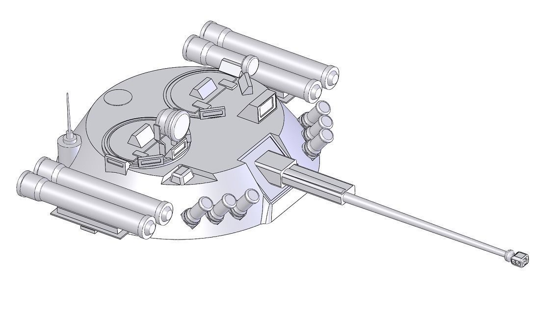Infantry fighting vehicle 3D model_19
