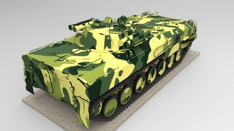 Infantry fighting vehicle 3D model_5