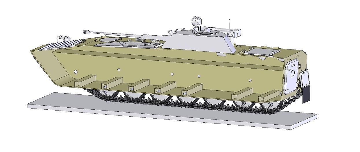 Infantry fighting vehicle 3D model_16