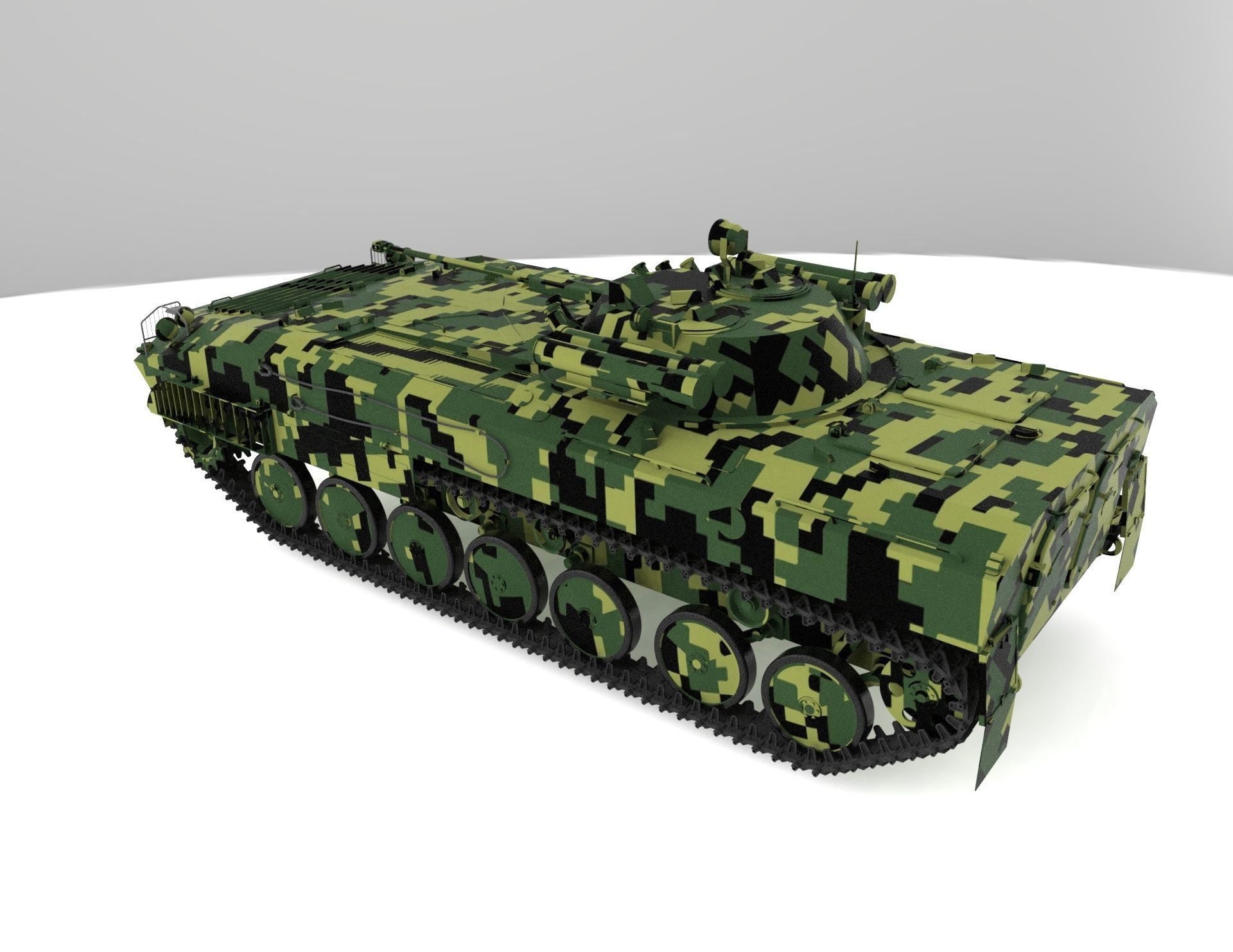 Infantry fighting vehicle 3D model_1