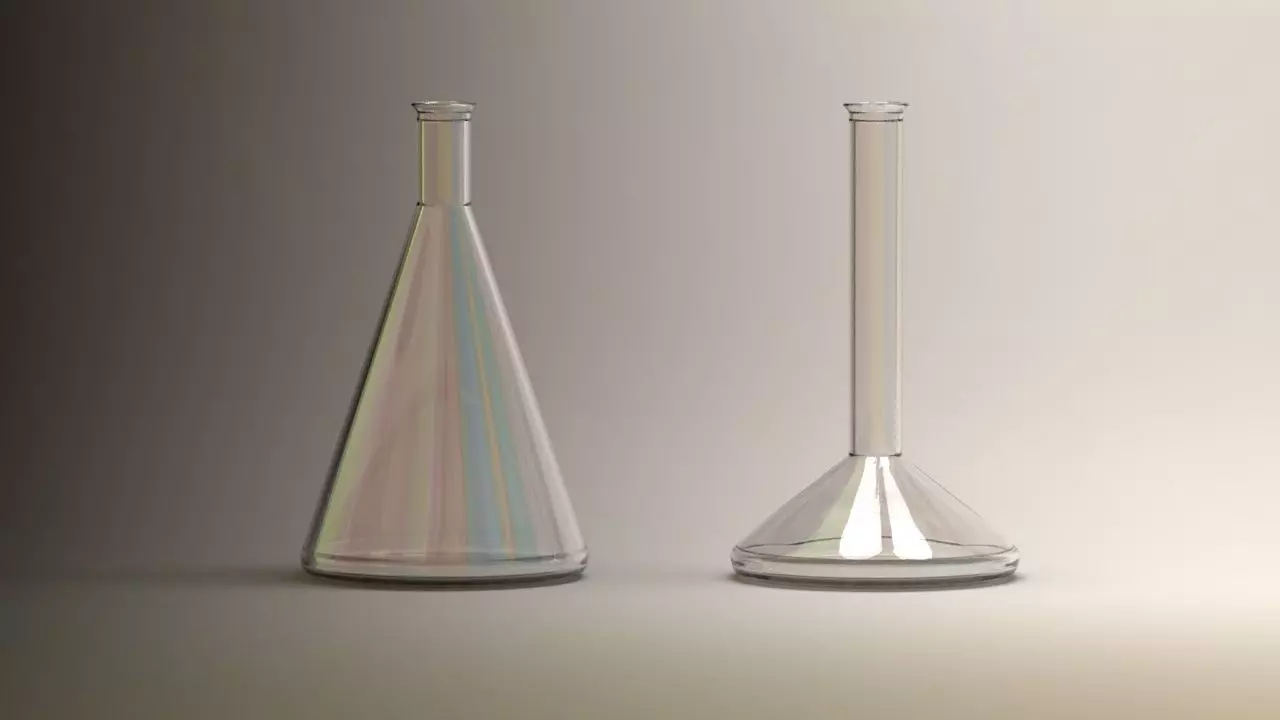 Laboratory Flask -Test Tube 3D model_0