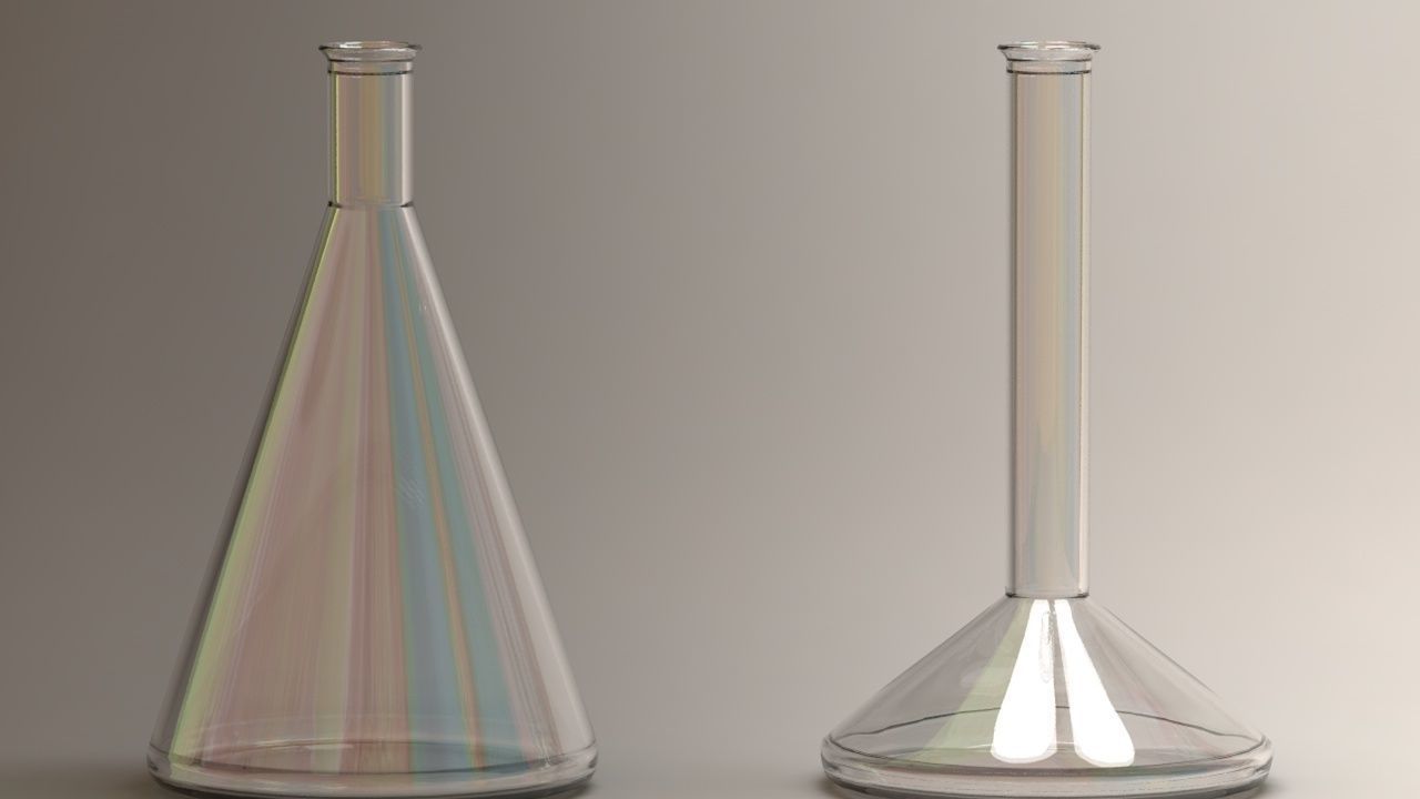 Laboratory Flask -Test Tube 3D model_3