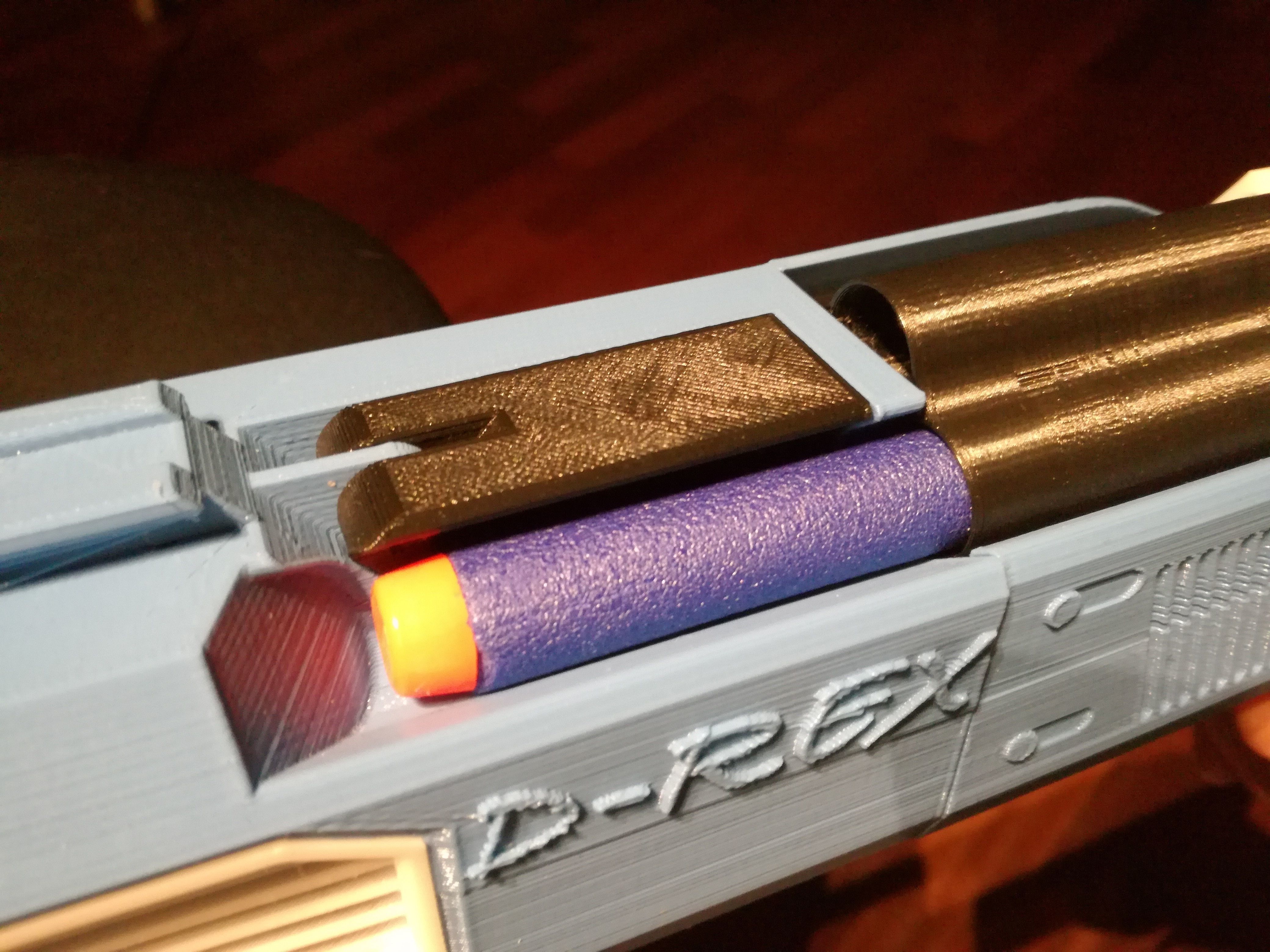 Nerf battery powered machine gun compatible 3D model_6