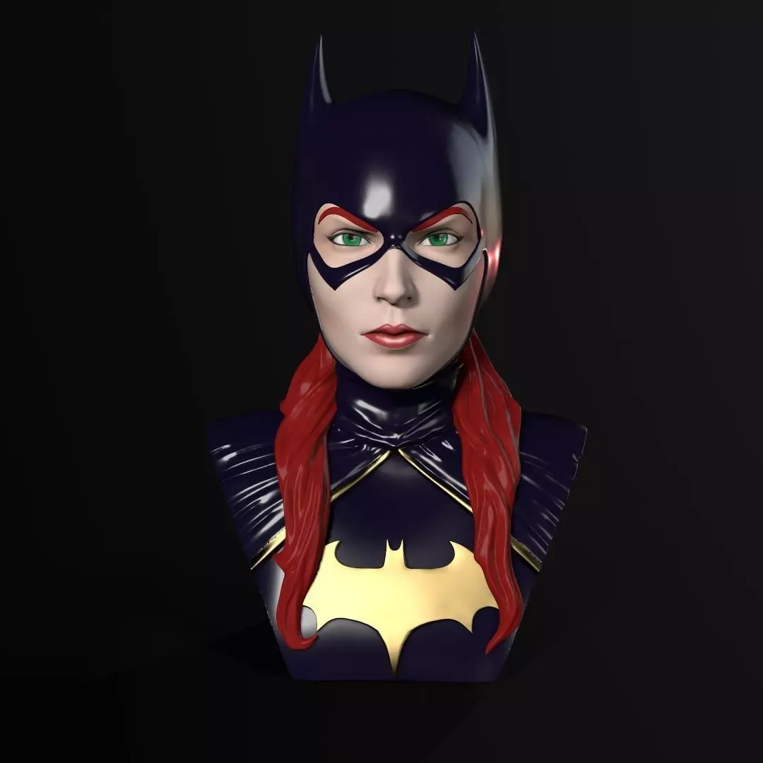 Bust - Batgirl 3D print model_0