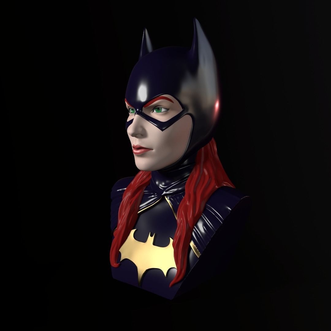 Bust - Batgirl 3D print model_1