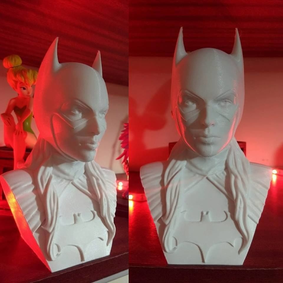 Bust - Batgirl 3D print model_6