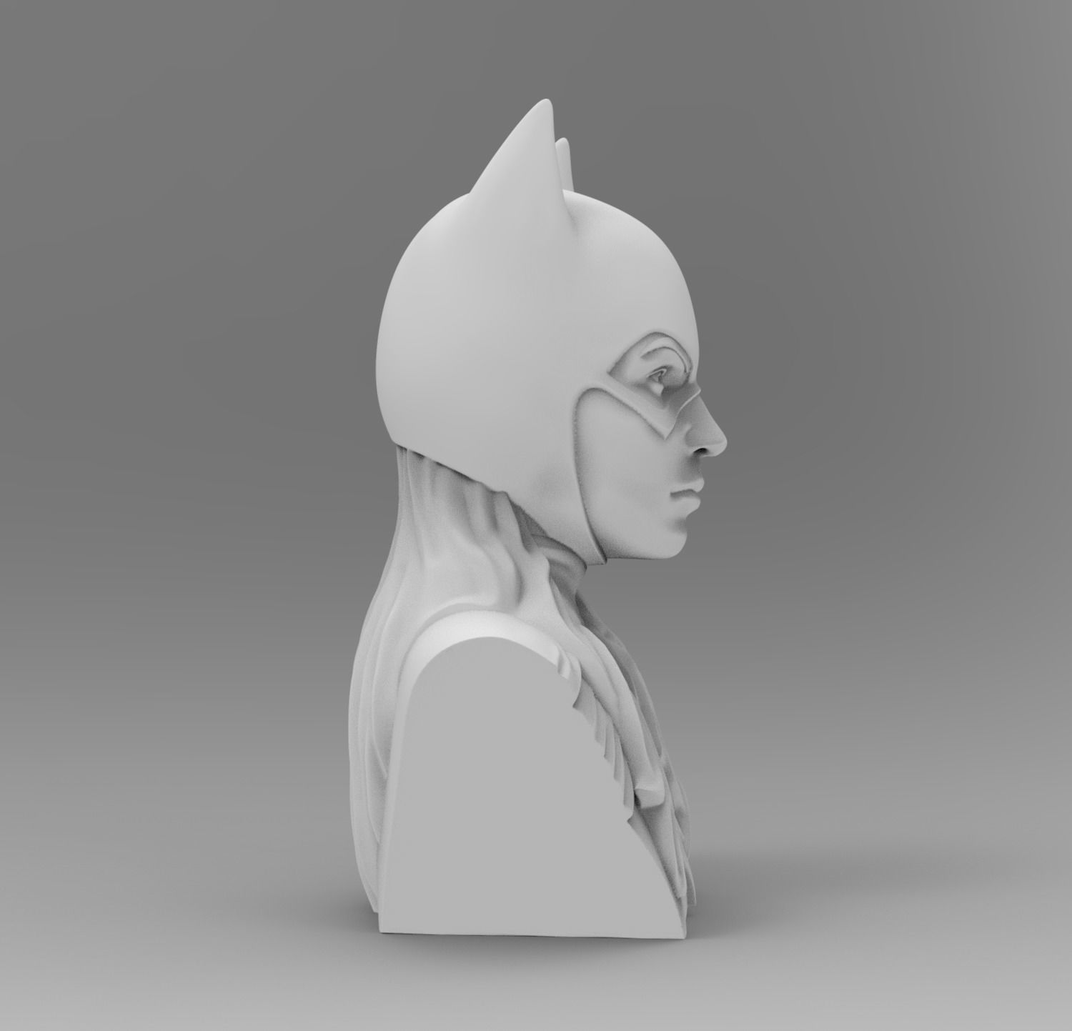 Bust - Batgirl 3D print model_9