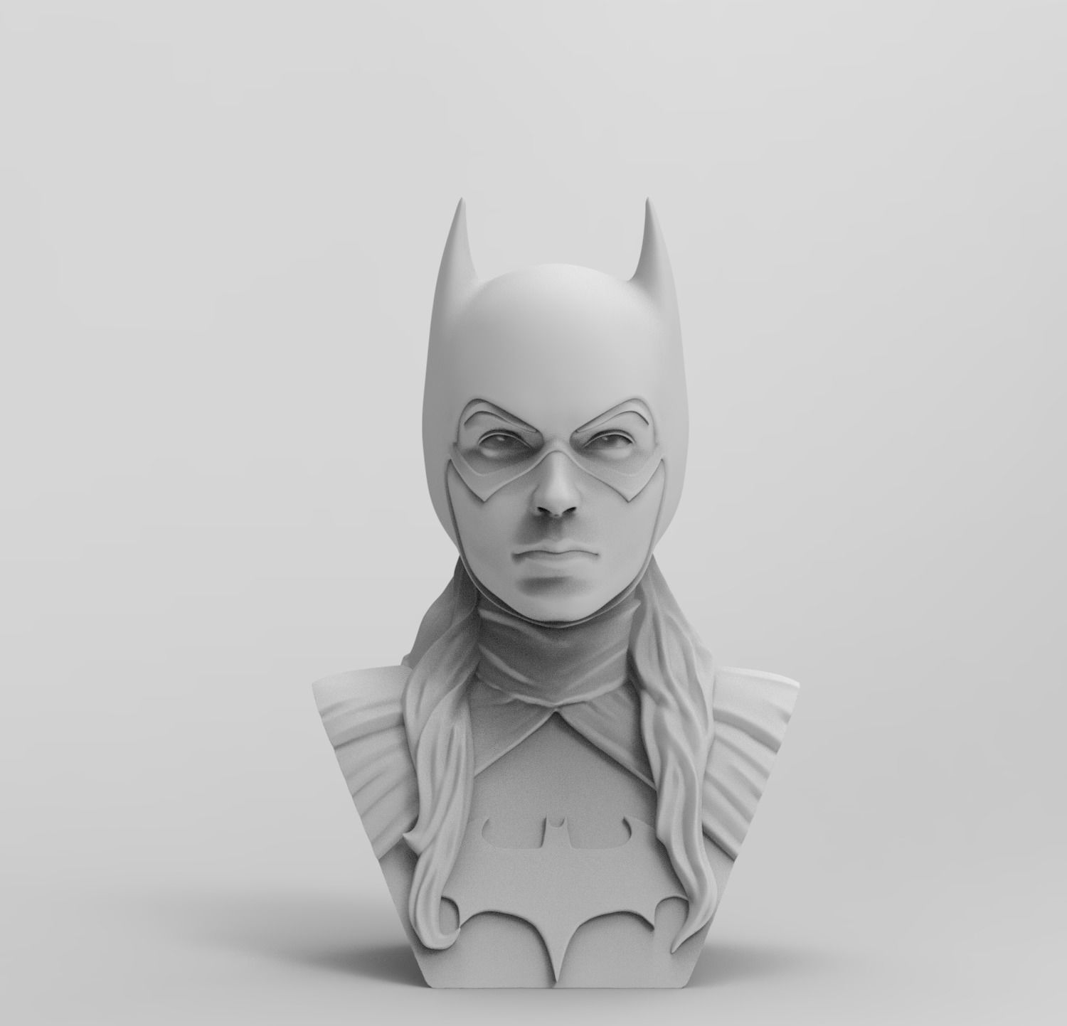 Bust - Batgirl 3D print model_7