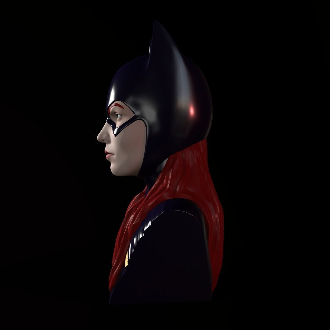Bust - Batgirl 3D print model_2