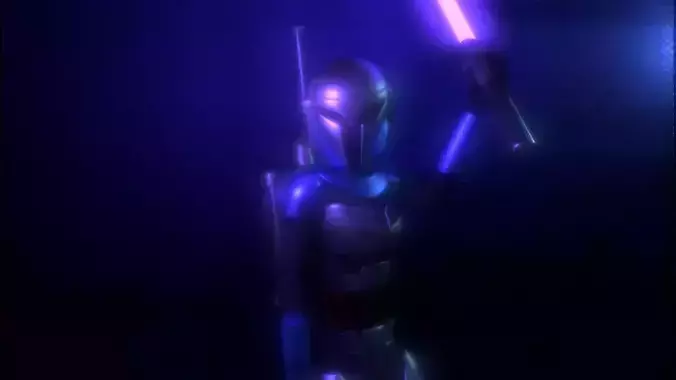 Mandalorian star wars character Free 3D model