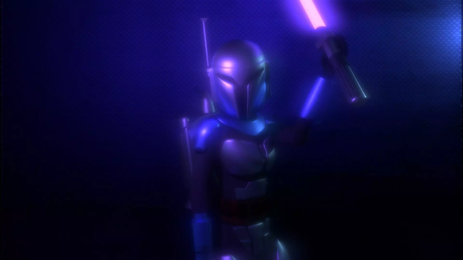 Mandalorian star wars character Free 3D model_0