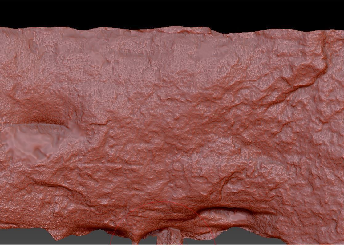 Cliff - Giant 420 meters prepared limestone cliff 3d scan 3D - 2 3D model_6