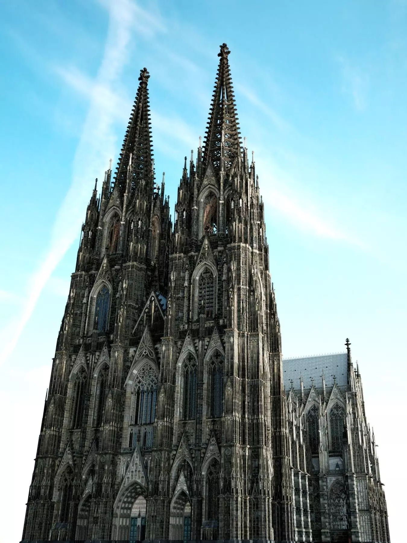 Cologne Cathedral - with interior 3D model_0