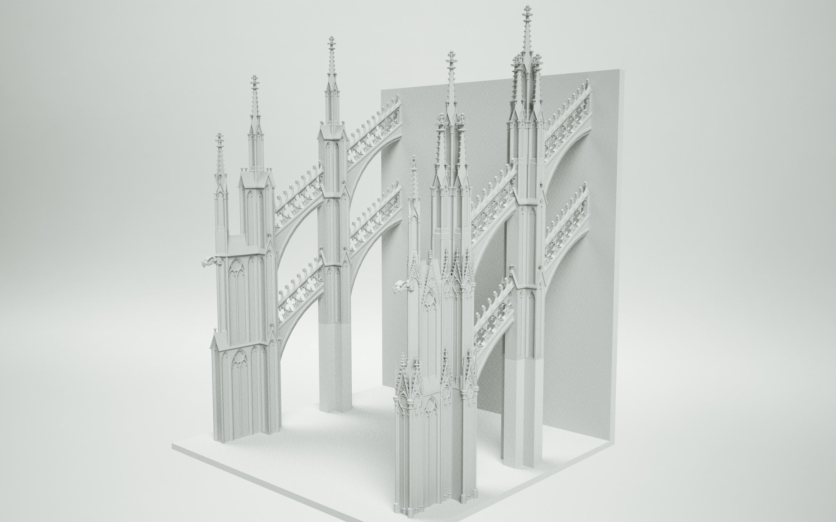 Cologne Cathedral - with interior 3D model_16