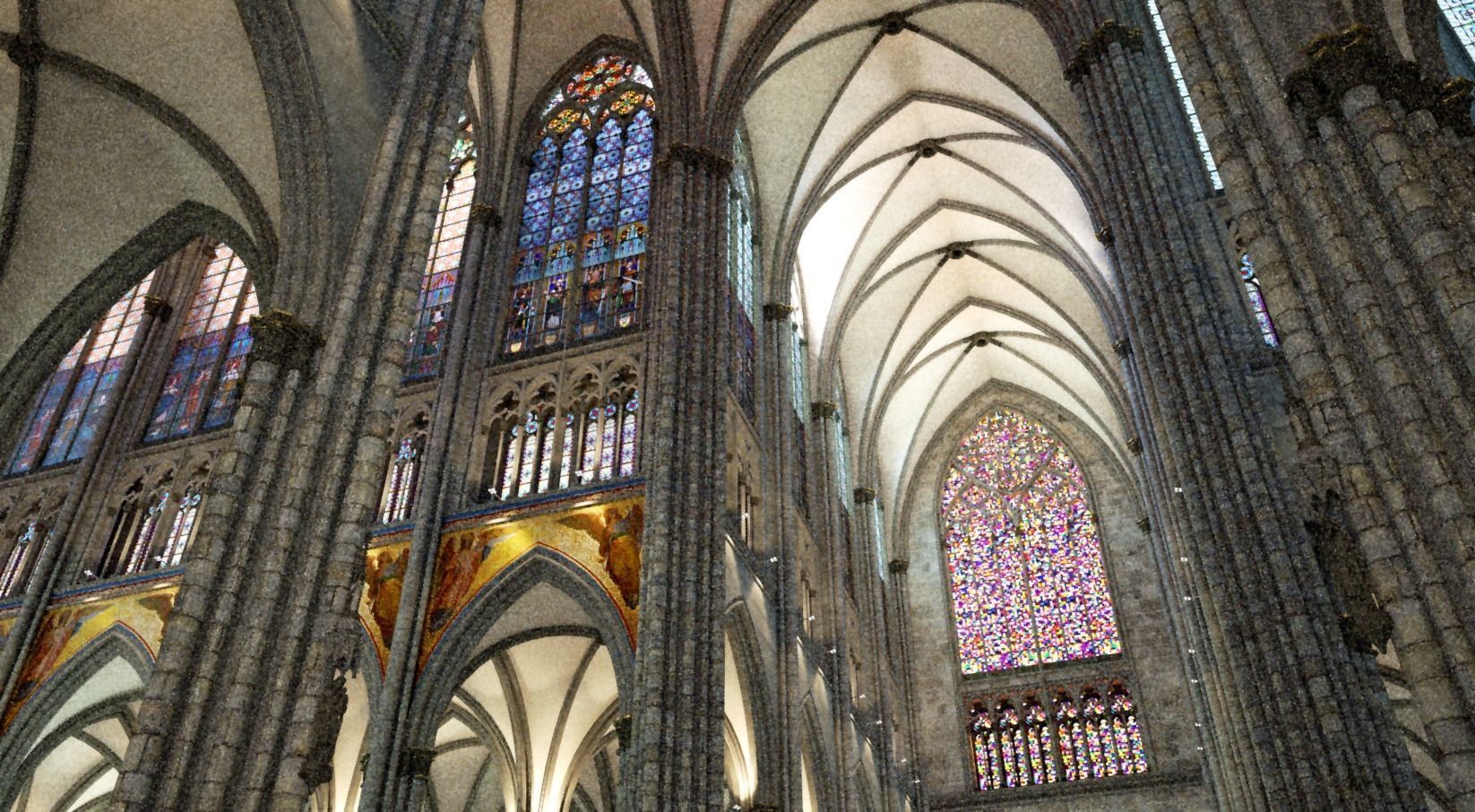 Cologne Cathedral - with interior 3D model_8